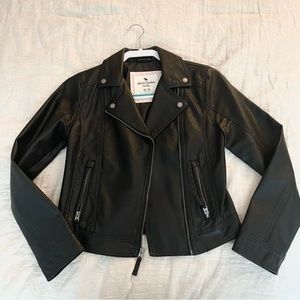 Faux Leather Jacket Girls Size 13/14
